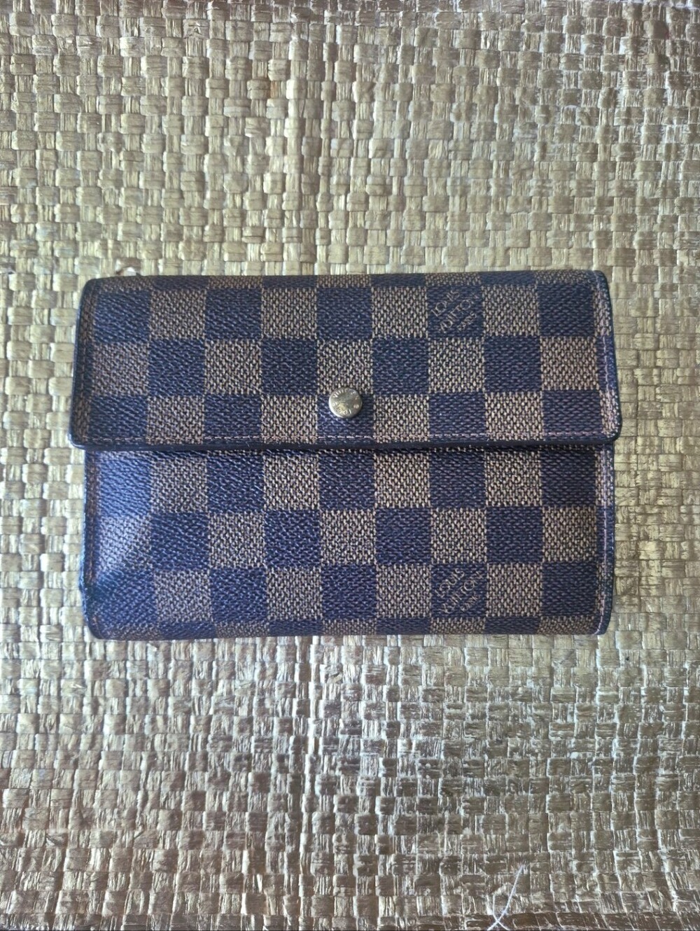 Louis Vuitton Damier Ebene Porte Tresor Wallet